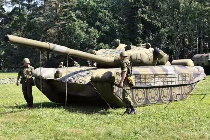 临漳部队充气坦克